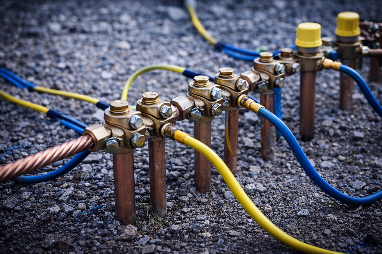 Topraklama iletkenleri ve saha montajı